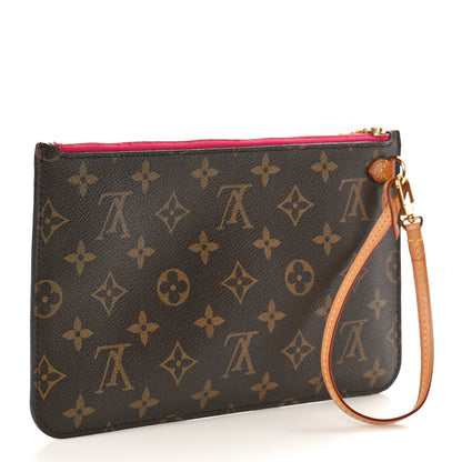 Louis Vuitton Monogram Neverfull MM GM Pochette Pivoine 3 of 8