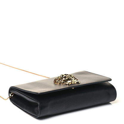 Versace Vitello Palazzo Medusa Evening Clutch Bag Black 3 of 4