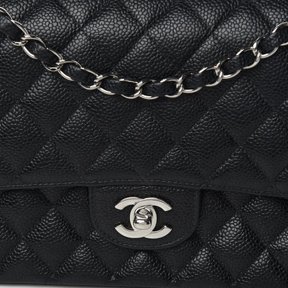 Chanel Caviar Quilted Medium Double Flap Black 10 of 10
