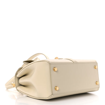 Celine Satinated Calfskin Small 16 Top Handle Bag Limestone 4 of 9