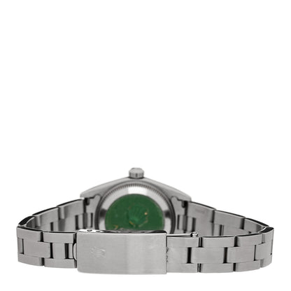 Rolex Stainless Steel 24mm Oyster Perpetual Watch Black 76080 6 of 8