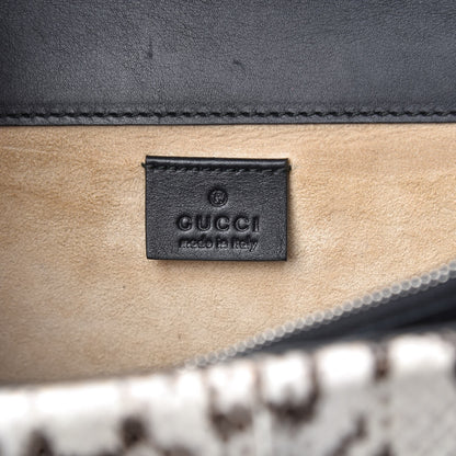 Gucci GG Supreme Monogram Elaphe Elephant Embroidered Small Dionysus Shoulder Bag 6 of 9