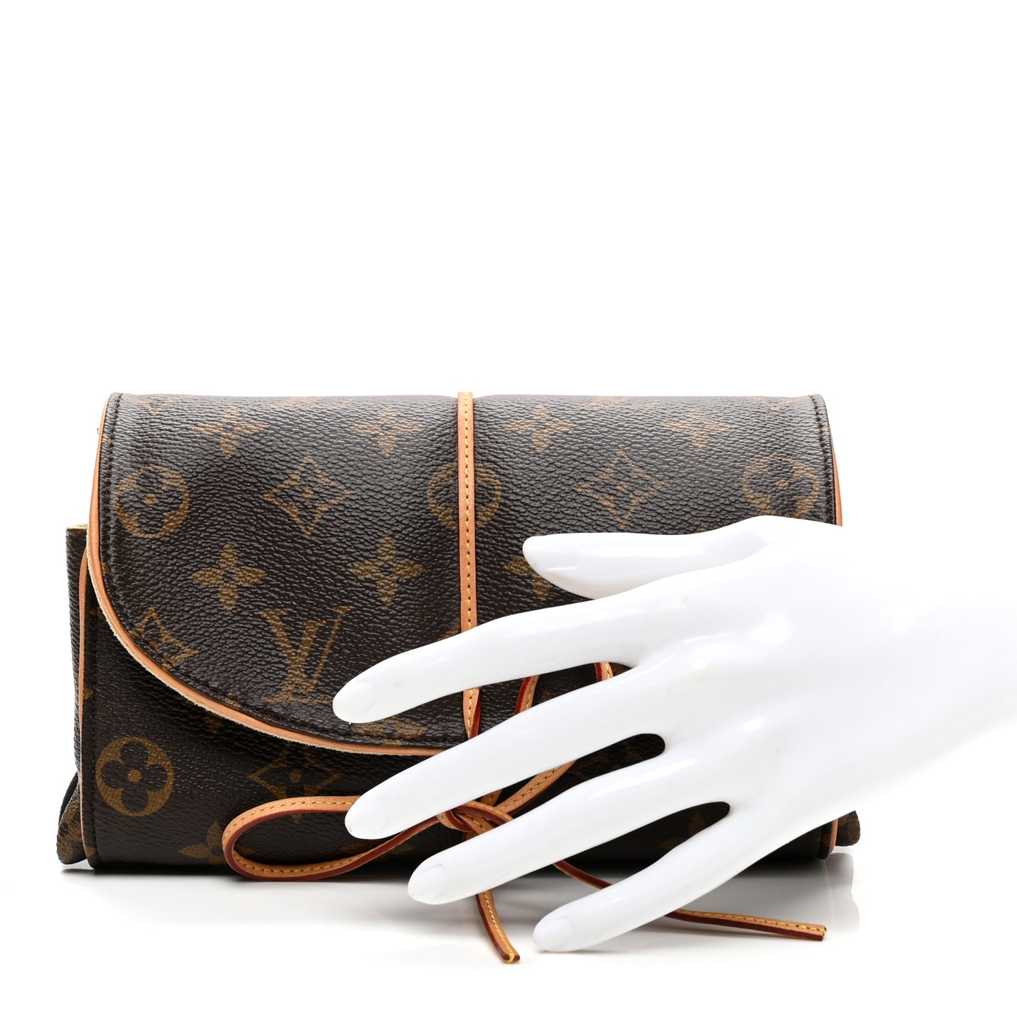 Monogram Jewelry Roll Pouch