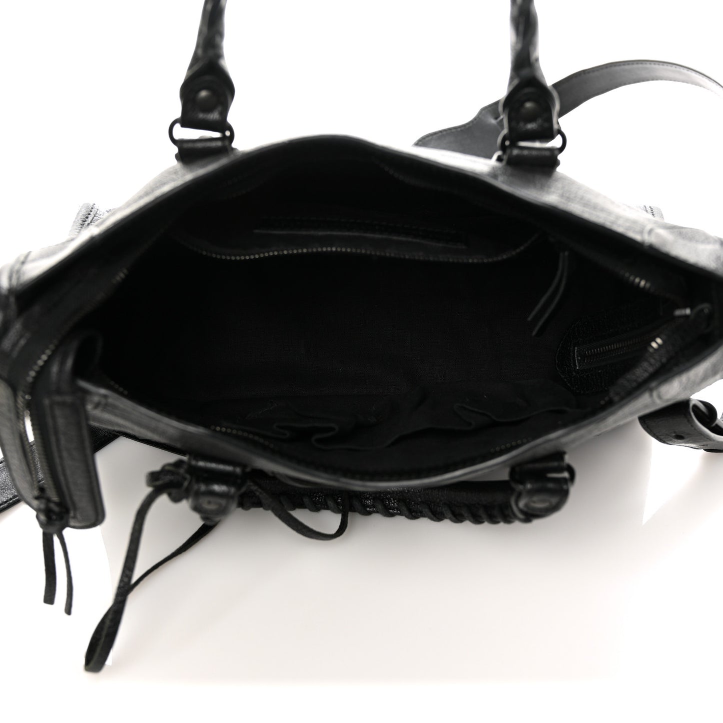 Chevre Black Metallic Edge Hardware S City Black