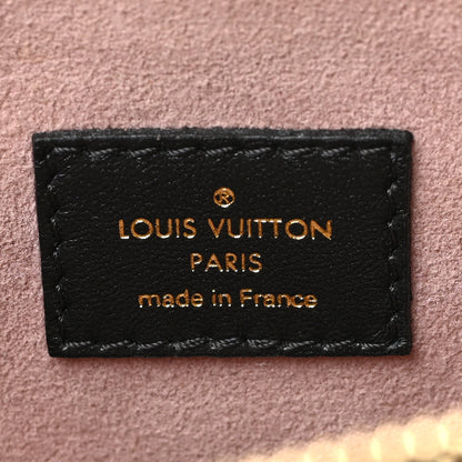 Louis Vuitton Lambskin Embossed Monogram Coussin PM Black 6 of 9