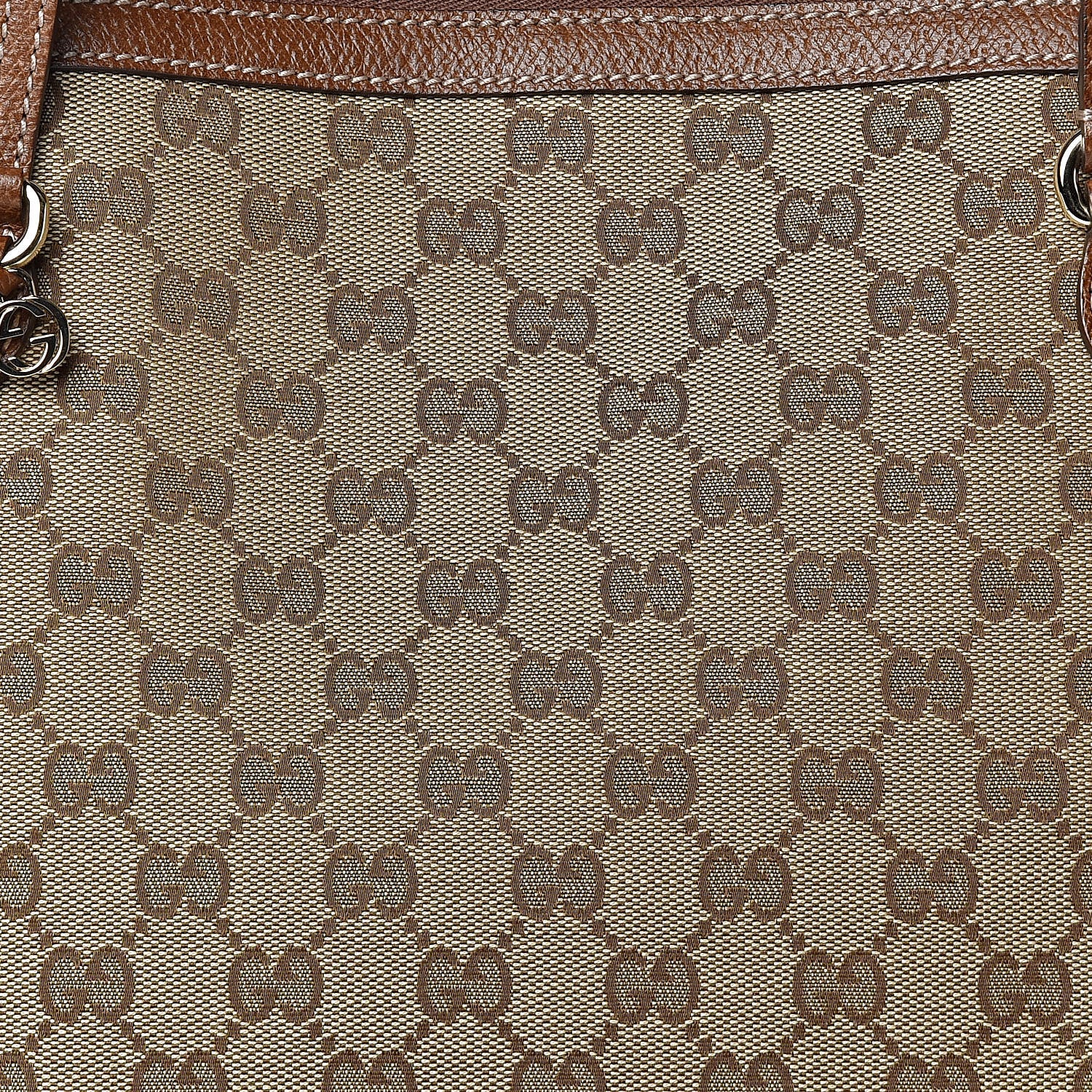 Gucci Monogram Medium Bree Shoulder Bag Beige Tabacco 10 of 10