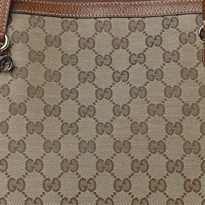 Gucci Monogram Medium Bree Shoulder Bag Beige Tabacco 10 of 10