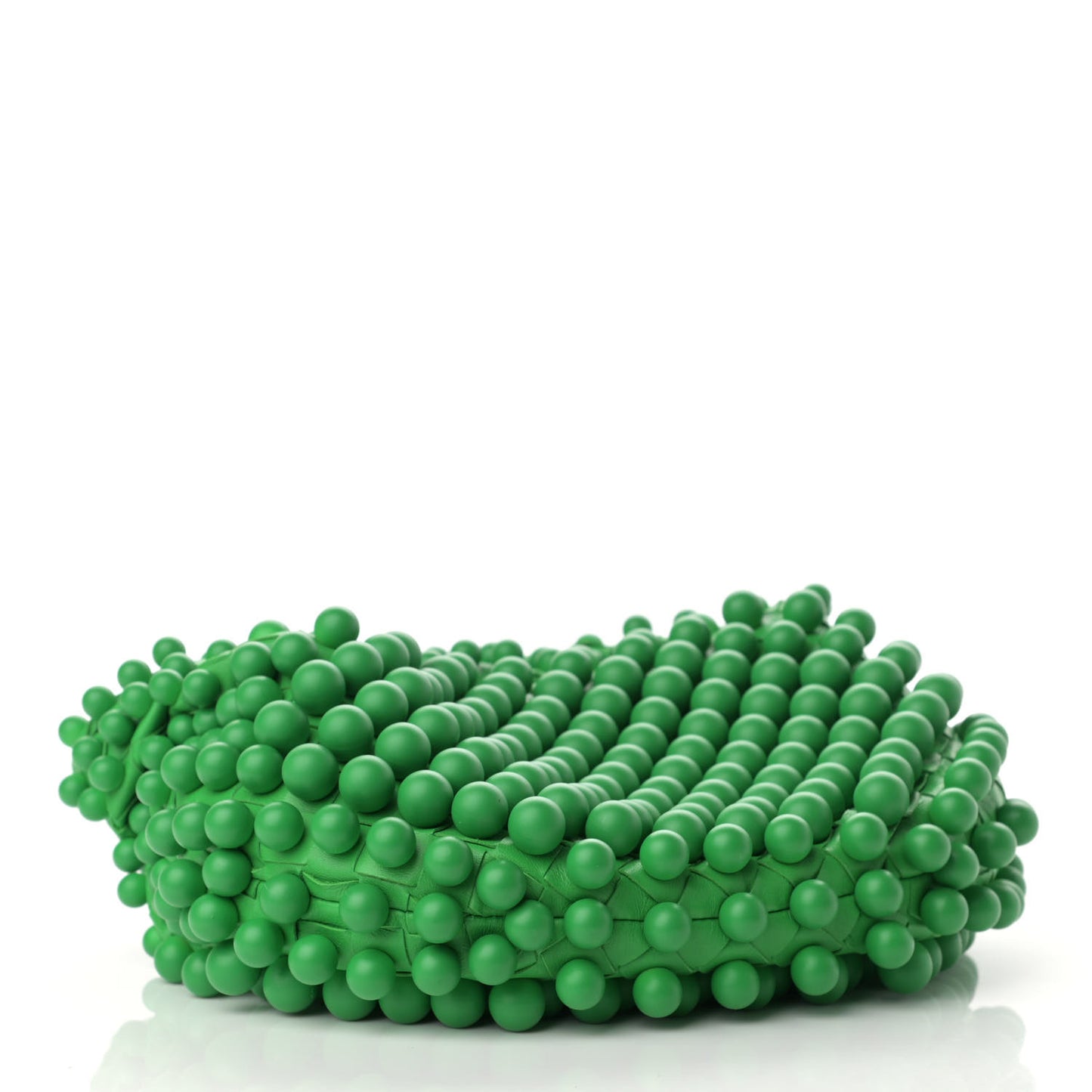 Nappa Studded Intrecciato Mini Jodie Parakeet