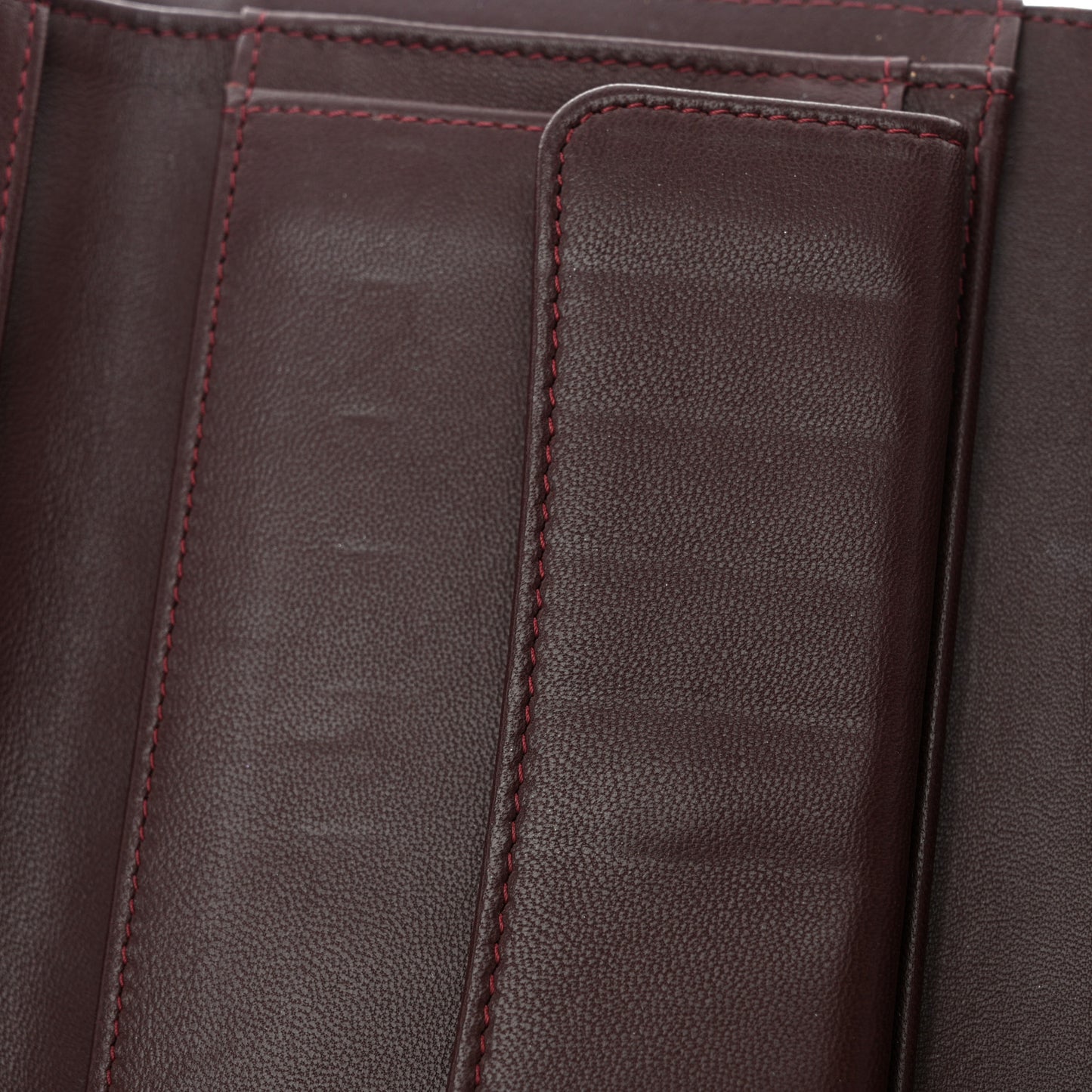 Lambskin Quilted Large Flap Wallet Black
