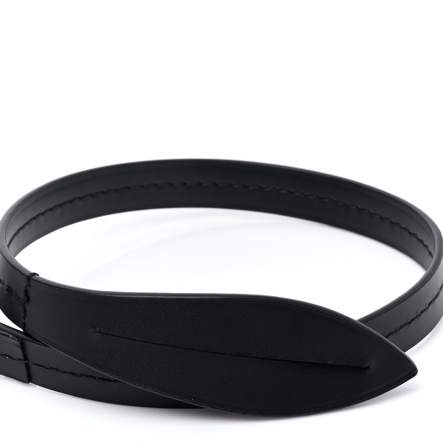 Calfskin Pochette Accessories Strap Black