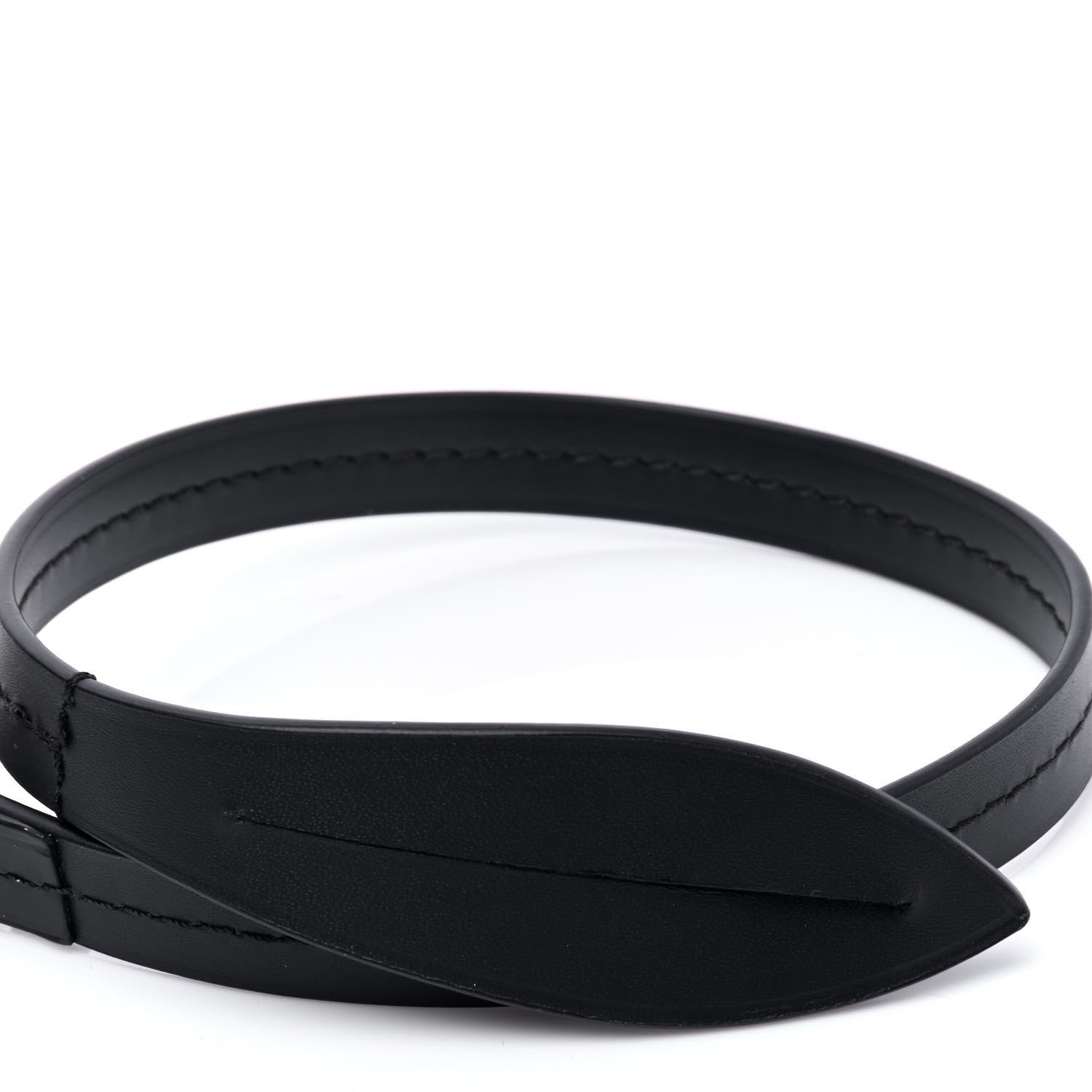 Louis Vuitton Calfskin Pochette Accessories Strap Black 4 of 5