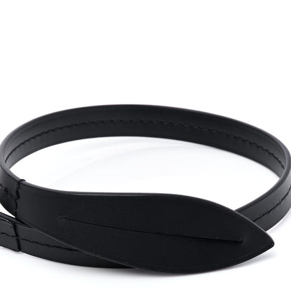 Louis Vuitton Calfskin Pochette Accessories Strap Black 4 of 5
