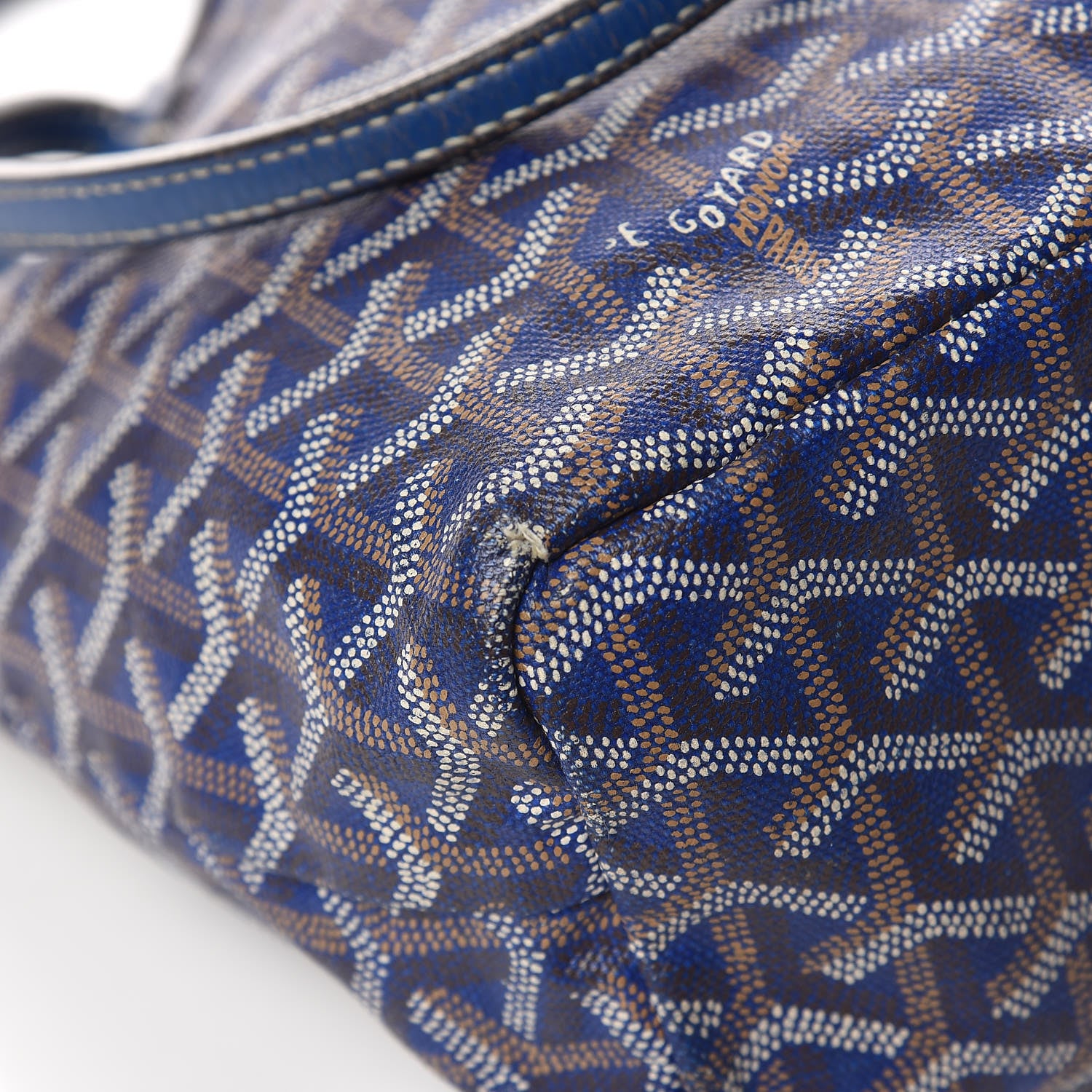 Goyard Saint Louis Junior Jr PM Tote Blue 26 of 26