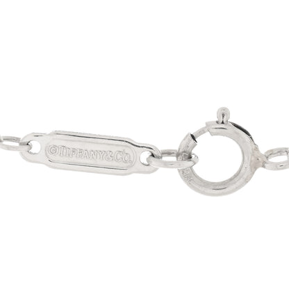 Tiffany Platinum Diamond Horseshoe Pendant Necklace 3 of 4