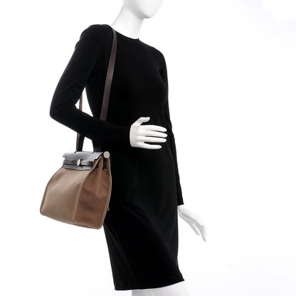 Hermes Vache Hunter Toile Herbag Zip 31 PM Etoupe Ebene 2 of 10