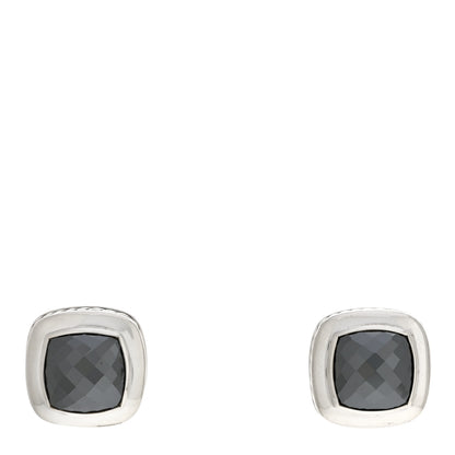 David Yurman Sterling Silver Hematite 11mm Albion Earrings 1 of 4