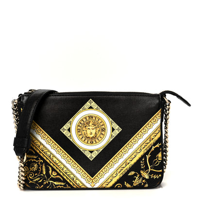 Versace Saffiano Baroque Print La Medusa Crossbody Black 1 of 10