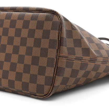 Louis Vuitton Damier Ebene Neo Neverfull MM Rose Ballerine 7 of 15