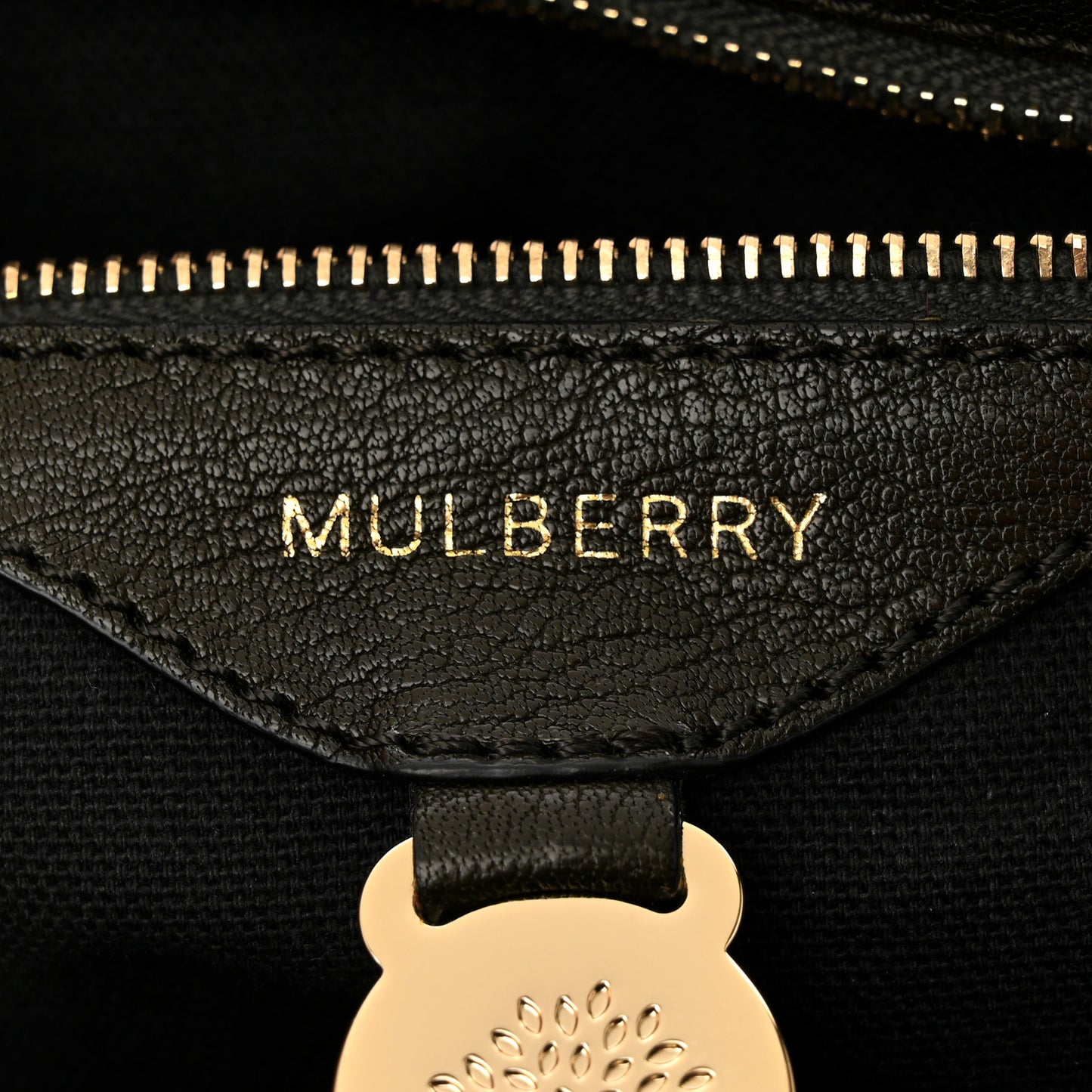 Shiny Goatskin Bayswater Shoulder Bag Evergreen