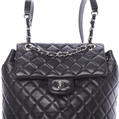 Chanel Lambskin Quilted Small Urban Spirit Backpack Black 7 of 12