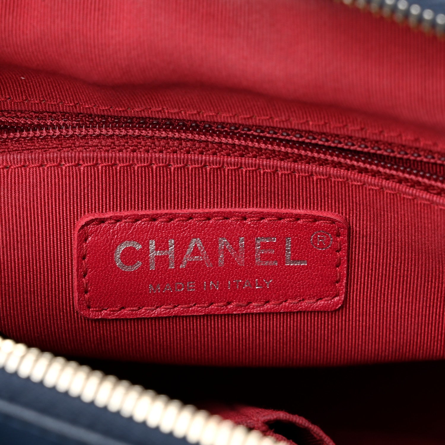 Chanel Aged Calfskin Quilted Medium Gabrielle Hobo Navy Black 6 of 10