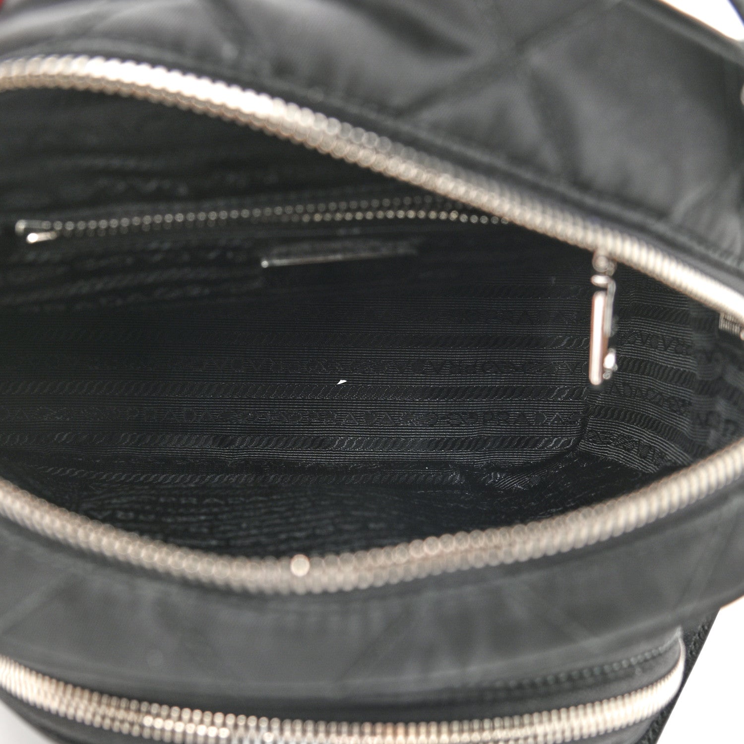 Prada Nylon Tessuto Impuntu Quilted Backpack Black 5 of 9