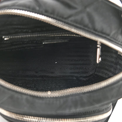 Prada Nylon Tessuto Impuntu Quilted Backpack Black 5 of 9