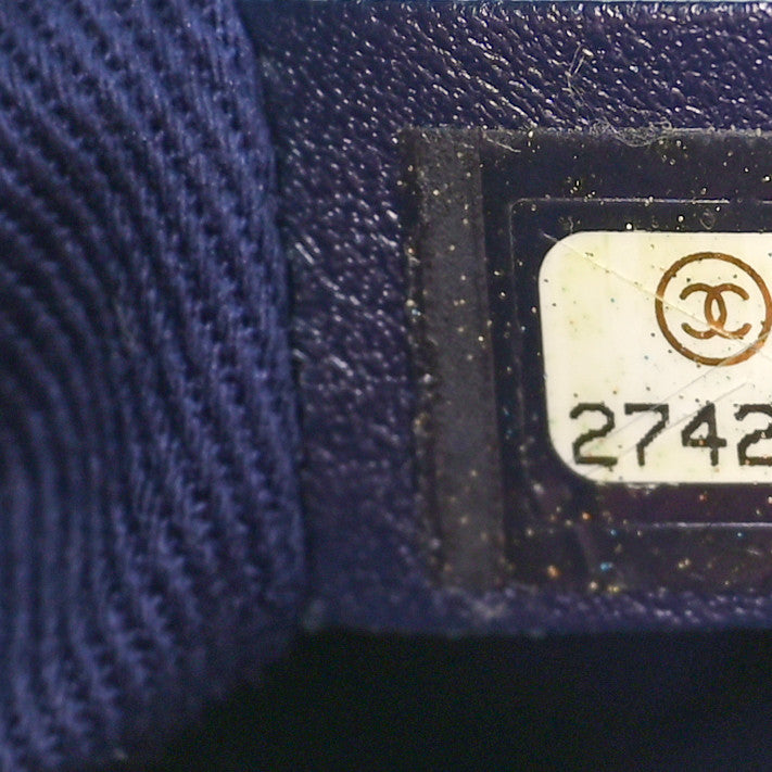 Chanel Denim Quilted Small Coco Handle Flap Blue Blue 7 of 10