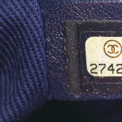 Chanel Denim Quilted Small Coco Handle Flap Blue Blue 7 of 10