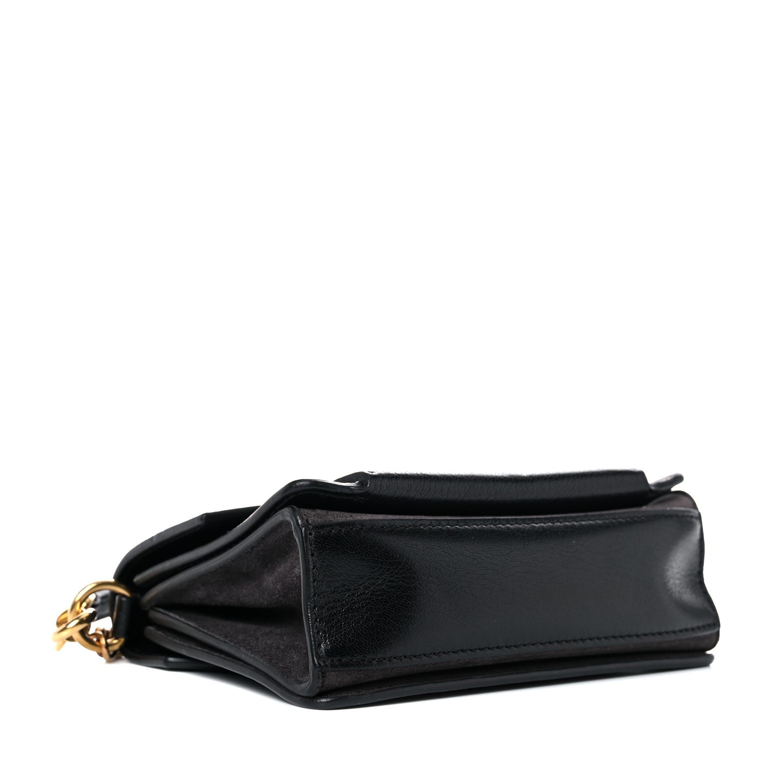 Givenchy Goatskin Suede Mini GV3 Shoulder Bag Black 3 of 8