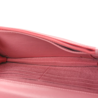 Chanel Lambskin Quilted Wallet On Chain WOC Pink 5 of 10