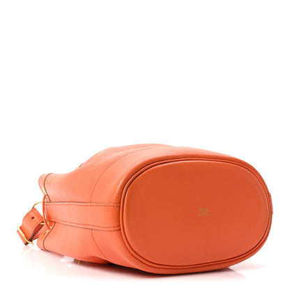Hermes Swift Market Drawstring Bag Orange 3 of 8