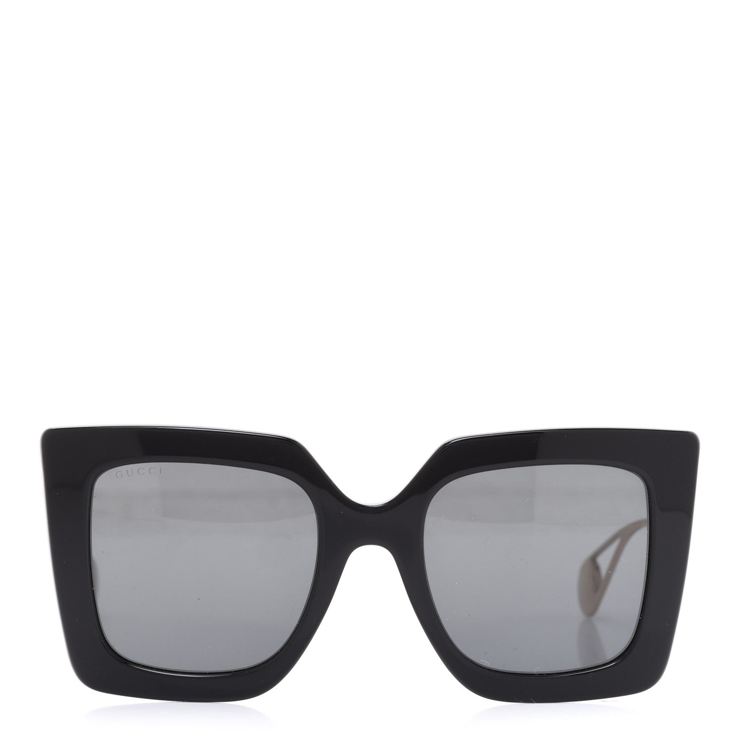 Gucci Acetate Oversize Square Frame GG0435S Sunglasses Black 2 of 7