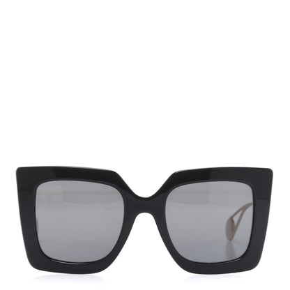 Gucci Acetate Oversize Square Frame GG0435S Sunglasses Black 2 of 7