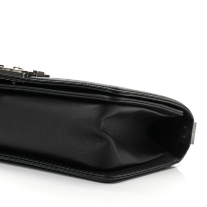 Chanel Calfskin Quilted Medium Boy Flap Black 10 of 11