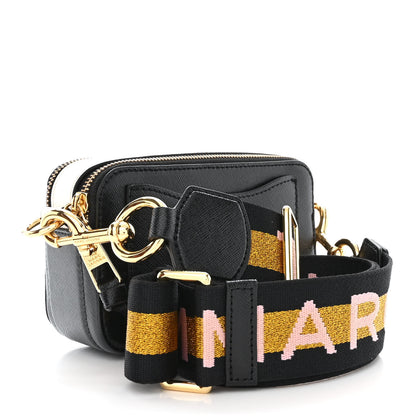 Marc Jacobs Saffiano Small Snapshot Camera Black Mulitcolor 3 of 11
