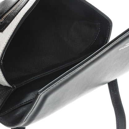 Givenchy Calfskin Duetto Crossbody Bag White Black 5 of 6