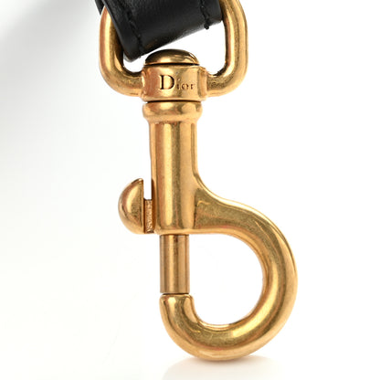 Christian Dior Canvas Embroidered Shoulder Strap Black 4 of 7