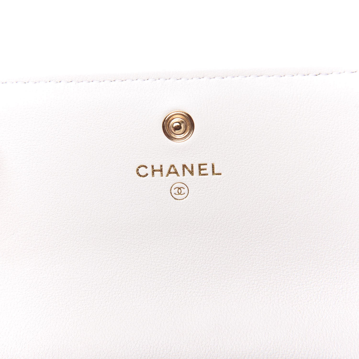 Chanel Calfskin Quilted About Pearls Card Holder Flap With Chain White 8 of 11