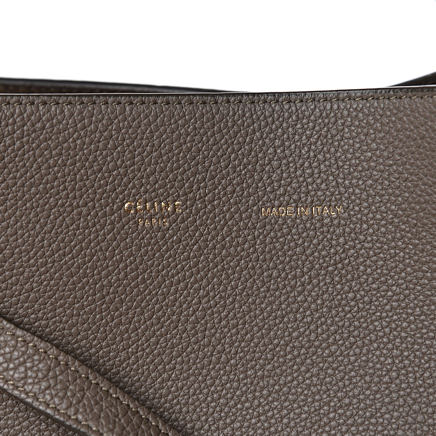 Soft Grained Calfskin Small Belt Cabas Phantom Taupe