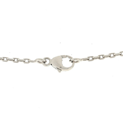 Hermes Lacquered Palladium Mini Pop H Pendant Necklace White 4 of 4