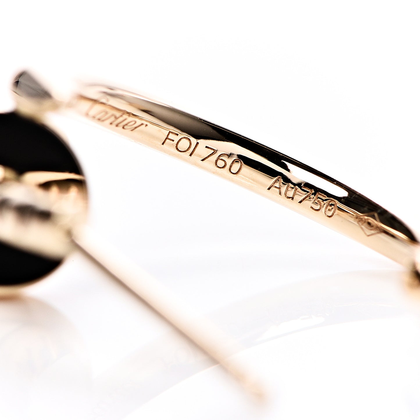 18K Yellow Gold Juste Un Clou Hoop Earrings