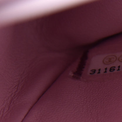 Chanel Caviar Quilted Medium Double Flap Light Pink 9 of 10