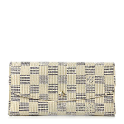 Louis Vuitton Damier Azur Emilie Wallet 1 of 12