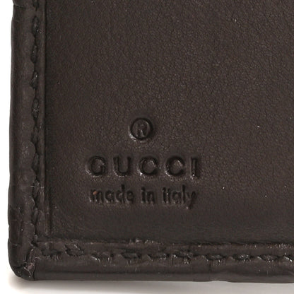 Gucci Guccissima Icon Bar French Wallet Dark Brown 12 of 14