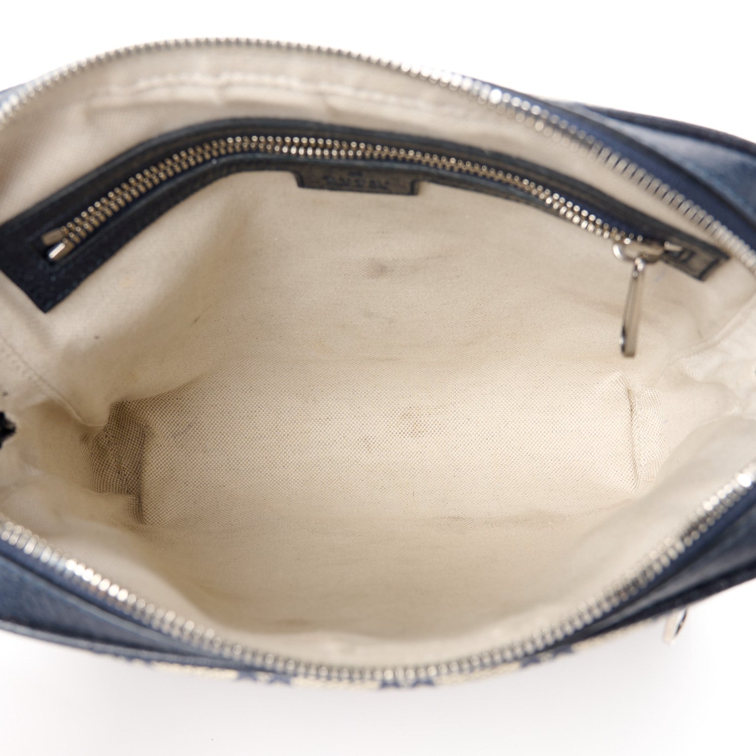 Gucci GG Supreme Monogram Textured Dollar Calfskin Web Small Ophidia Messenger Bag Beige Blue 5 of 11