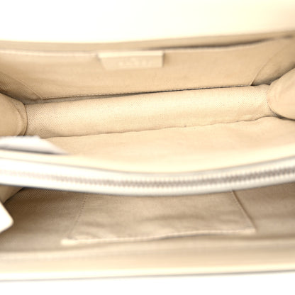 Gucci Calfskin Bamboo Web Medium Dionysus Top Handle Bag White Blue Hibiscus Red 5 of 11