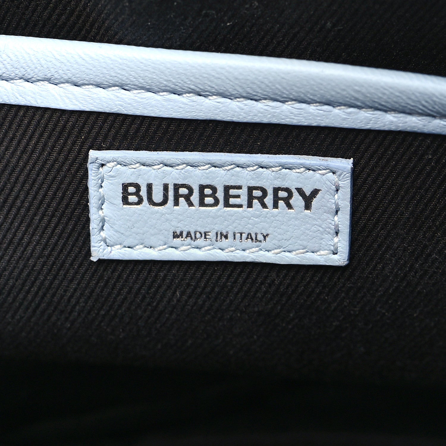Burberry Lambskin Quilted Camera Bag Pale Blue 6 of 9