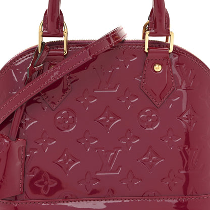 Louis Vuitton Vernis Alma BB Magenta 8 of 12