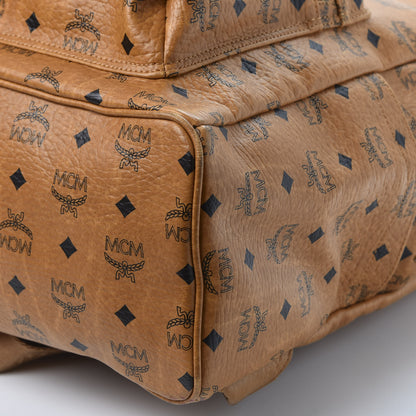 MCM Visetos Crown Stud Large Stark Backpack Cognac 6 of 8
